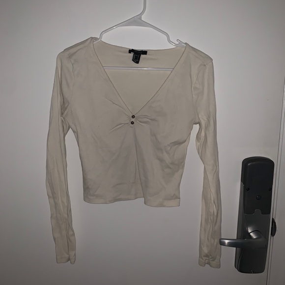 Forever 21 Tops - Cream Long Sleeve